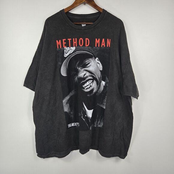 Method Man Shirt Mens XL Black The Next 50 Hip Hop Graphic Tee Rap Wu Tang Clan - Picture 1 of 3